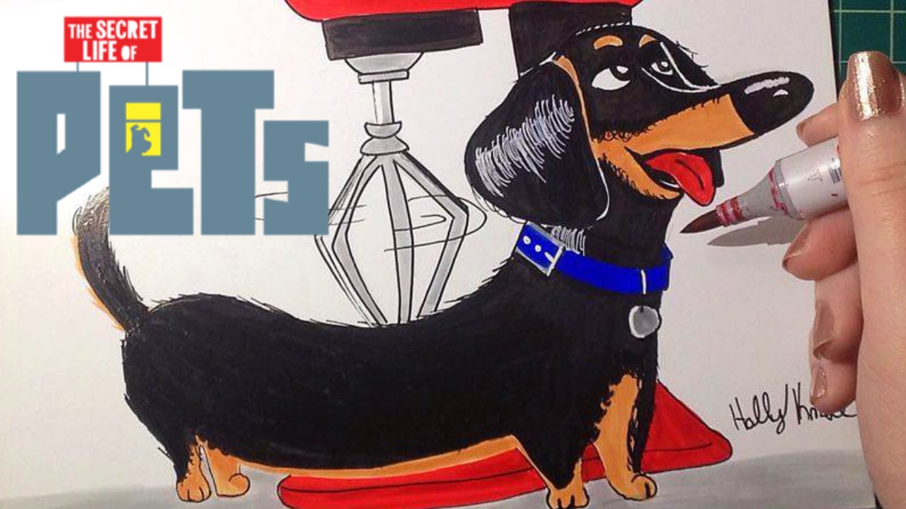 1280x720 Drawing Buddy From The Secret Life Of Pets