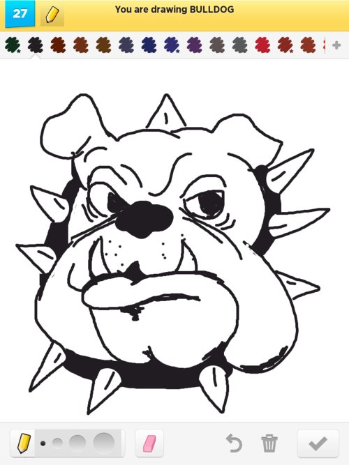 500x667 Bulldog Drawings