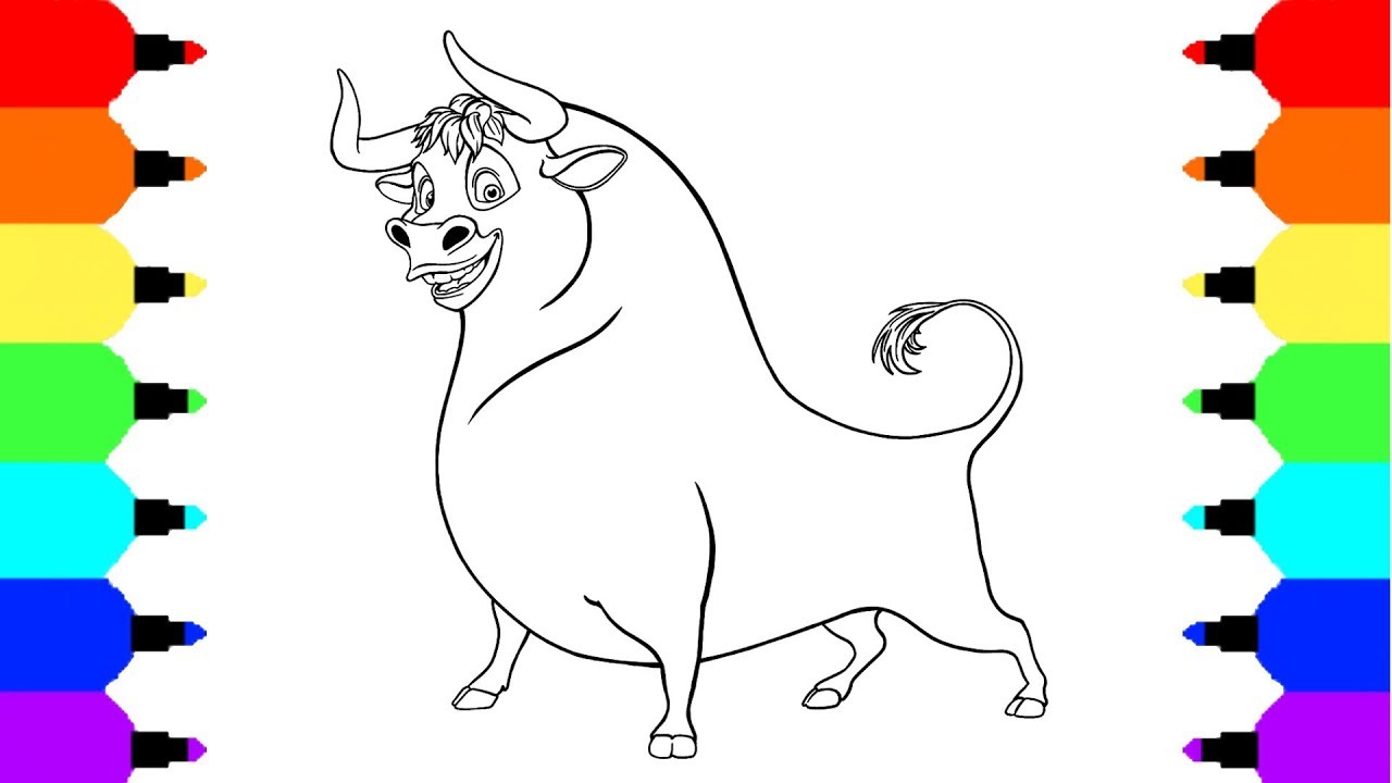 1280x720 How To Draw Ferdinand The Bull