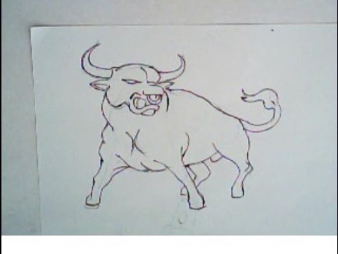 480x360 How To Draw An Angry Bull (Drawing Lesson, Tutorial)