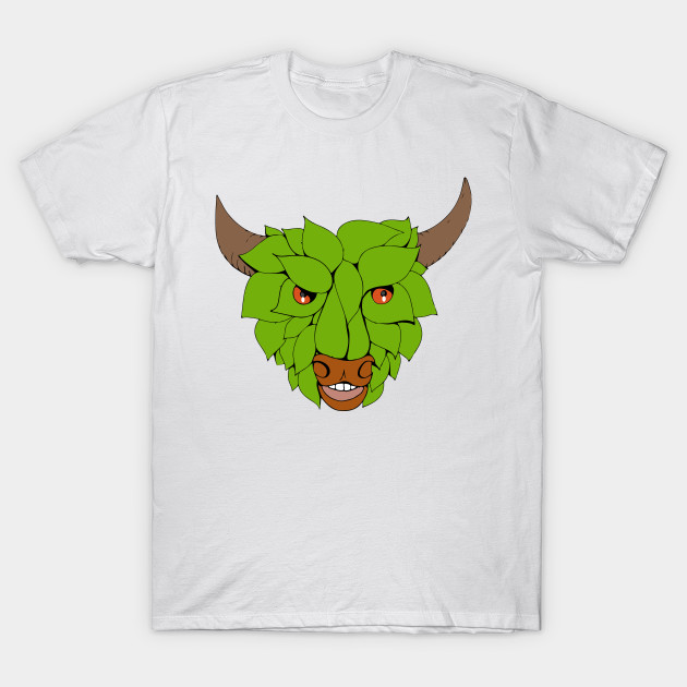 630x630 Green Bull Head Drawing