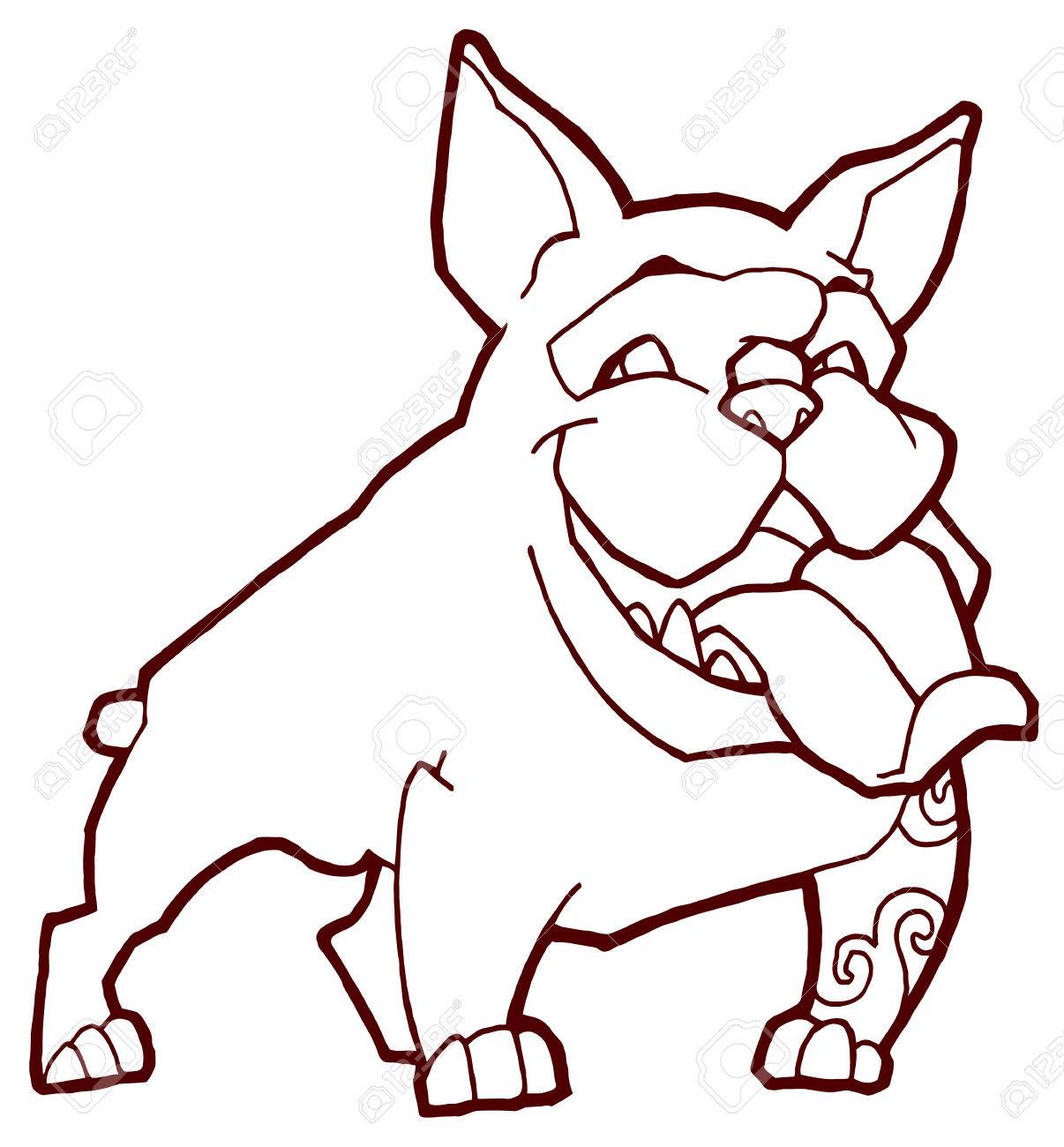 1206x1300 Happy Bulldog