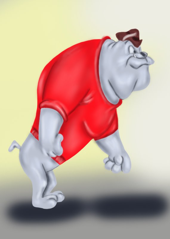 570x800 Learn How To Draw Spike The Bulldog From Looney Tunes (Looney