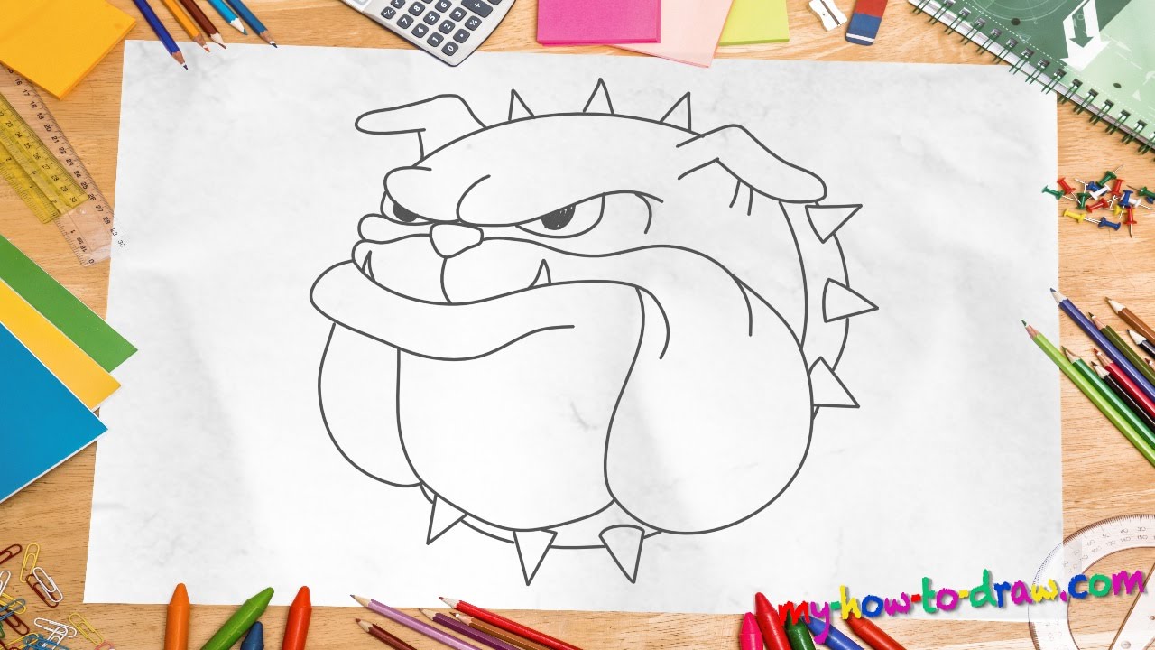 1280x720 How To Draw A Bulldog