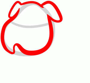 302x276 How To Draw How To Draw A Bulldog For Kids