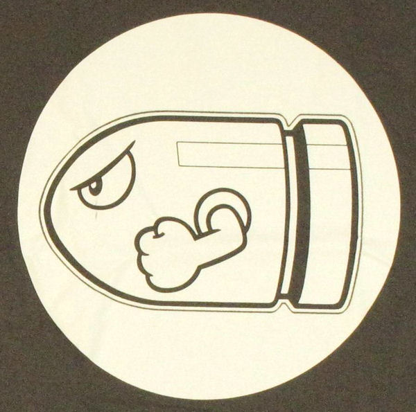 600x595 Nintendo Bullet Bill Circle T Shirt