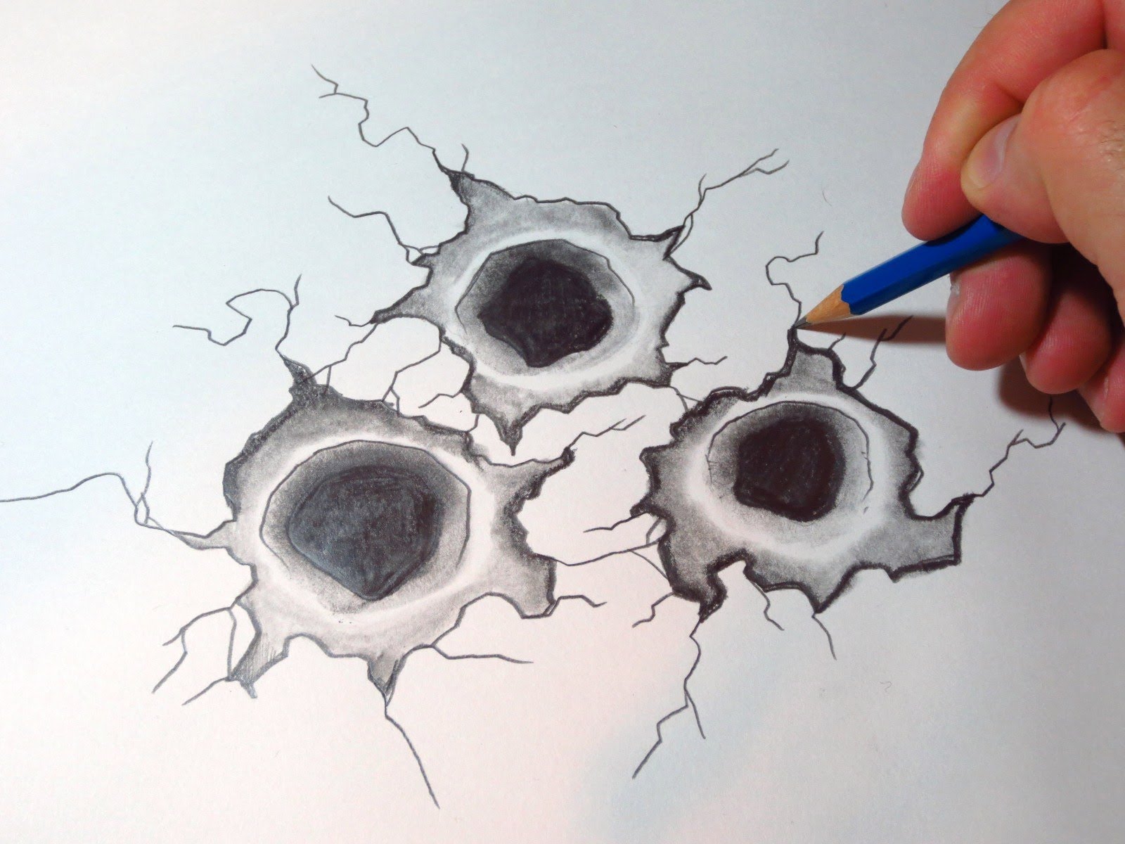 1600x1200 How To Draw Bullet Holes