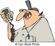 232x194 A Man Talking Through A Bullhorn Drawing