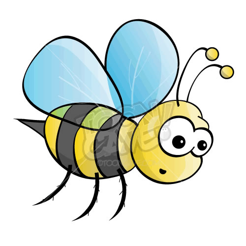 500x500 Cartoon Bumble Bee
