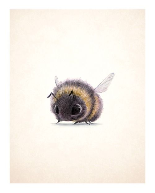 500x625 This Is Adorable. Street Art Bees, Drawings