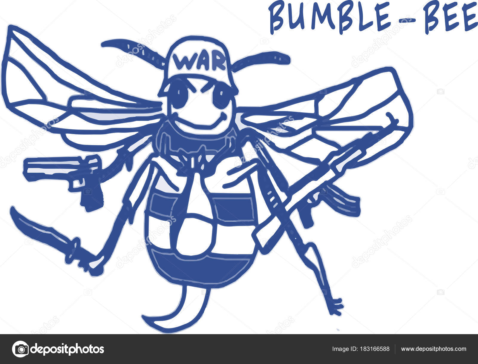 1600x1219 Bumblebee Drawing Stock Photo Serg Eril