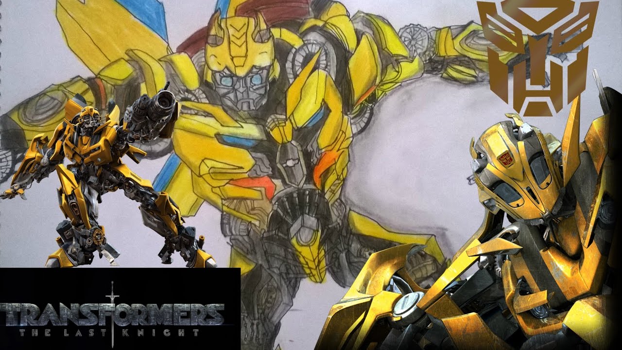 1280x720 Transformers The Last Knight Bumblebee Speed Drawing