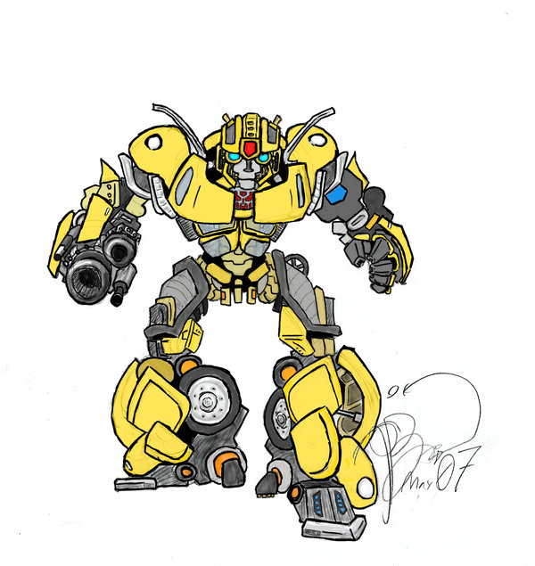 600x635 Transformers Bumblebee By Skeleton Boy