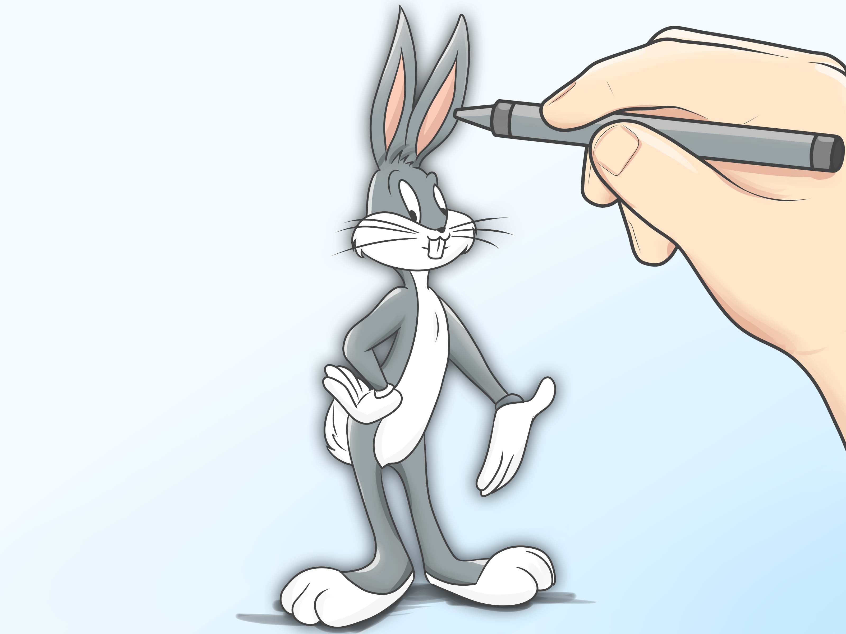 3200x2400 How To Draw Bugs Bunny (With Pictures)