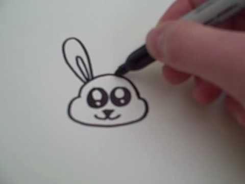 480x360 How To Draw A Cartoon Bunny