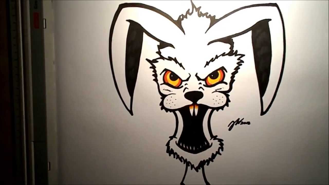 1280x720 How To Draw An Evil Rabbit