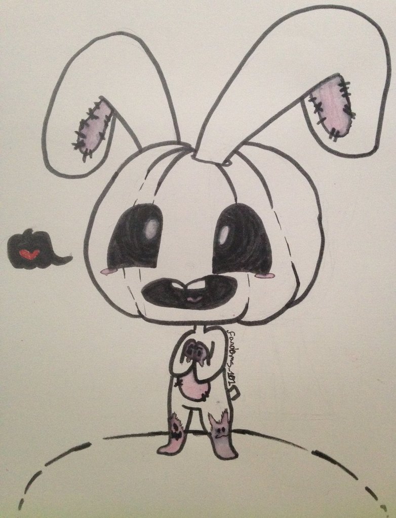 782x1022 Pumpkin Head Bunny By Fand0ms 101