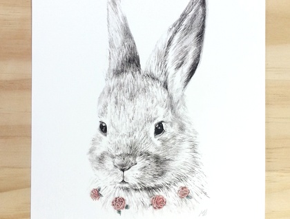 420x318 Bunny Print A4