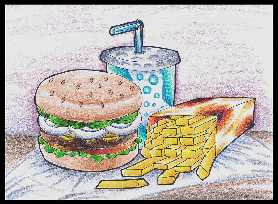 900x663 Burger. Fries. Drink. By Virus 20