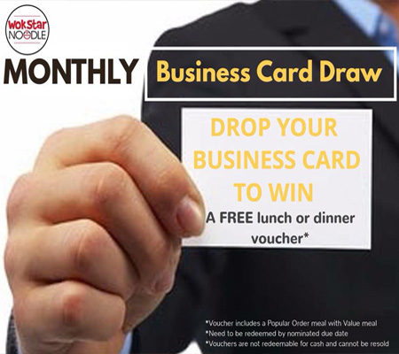 450x400 Business Card Draw