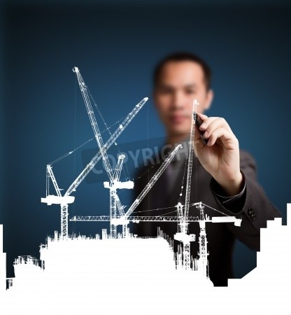 416x450 Photo Of Business Man Drawing