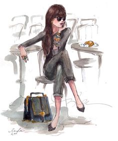 236x282 Watercolors For Lambre. Part 1. By Veronika Kalacheva, Via Behance