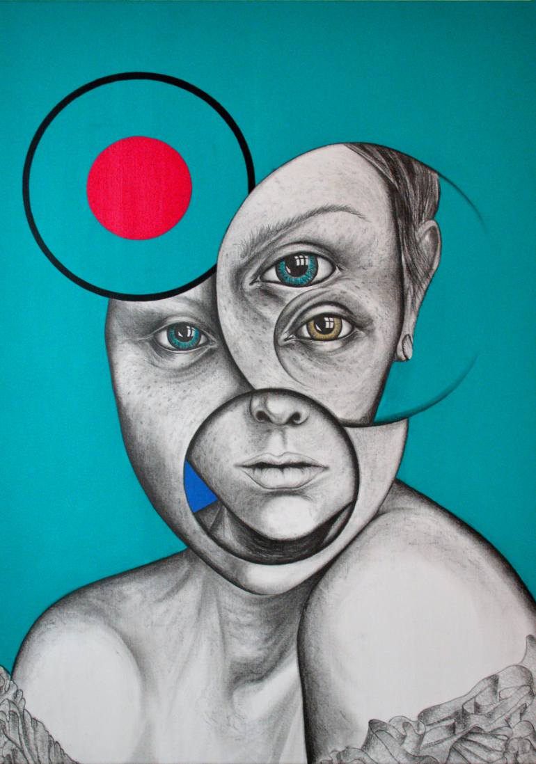 770x1098 Saatchi Art Spanish Eyes Drawing By Andy Butler