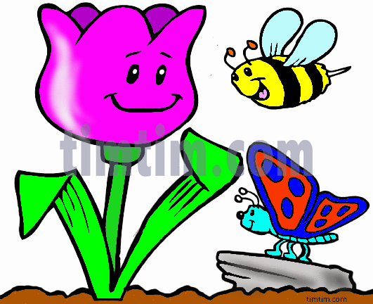 531x432 Free Drawing Of A Bee Amp Butterfly Flower From The Category Birds