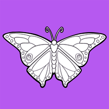 220x220 Butterfly Coloring Pages, Drawing For Kids, Kids Crafts