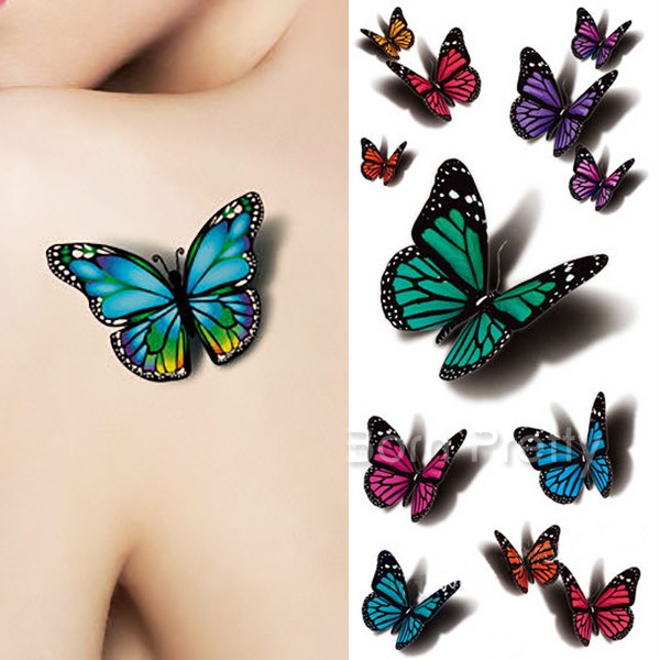 600x600 Latest Butterfly Tattoo Designs