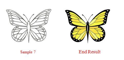 483x234 Easy To Draw Butterflies How To Draw