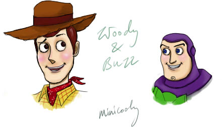 441x253 Woody Buzz Drawing By Minicooly