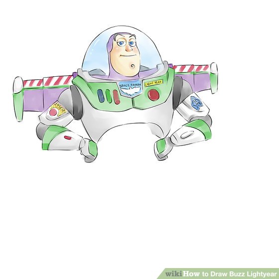 560x560 How To Draw Buzz Lightyear 8 Steps (With Pictures)