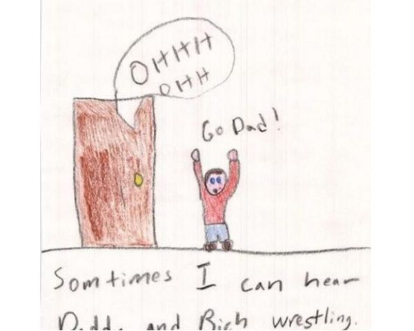 600x480 Wrestling Disturbing Drawings By Kids Disturbing Drawings By