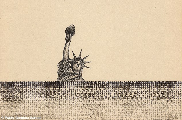 634x418 Qwerty Artist Pablo Gamboa Santos Uses Typewriter To Create 200