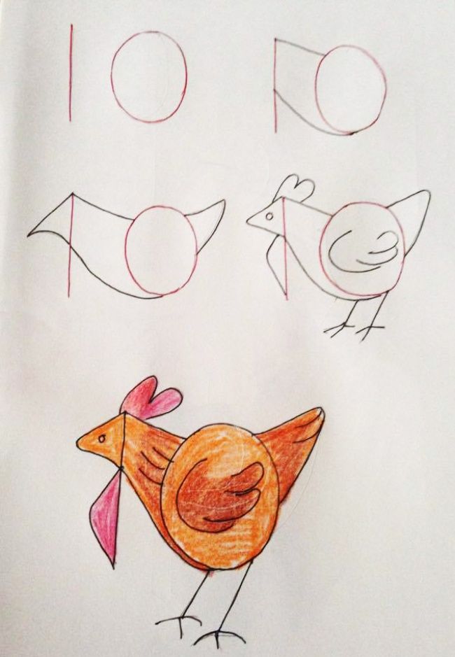 650x939 20 Creative And Easy Kid Friendly Drawings That Are Made