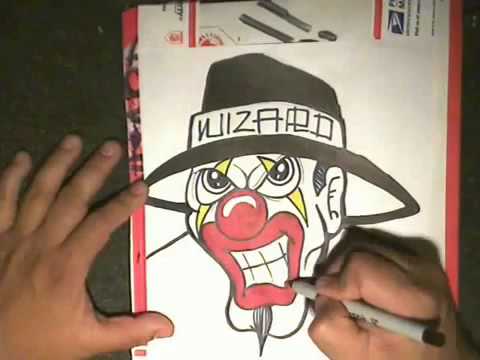 480x360 Drawing A Cholo Clown (Speed Drawing) By Wizard