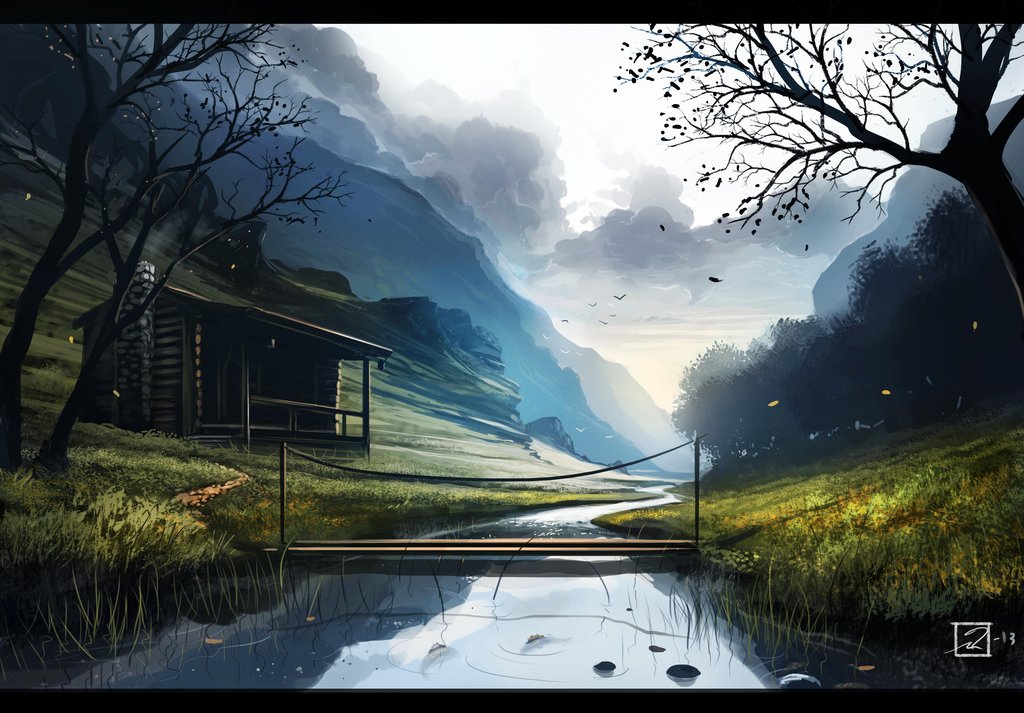 1024x713 A Cabin In The Woods By Mattiasedstrom