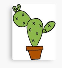 210x230 Cartoon Cactus Drawing Canvas Prints Redbubble