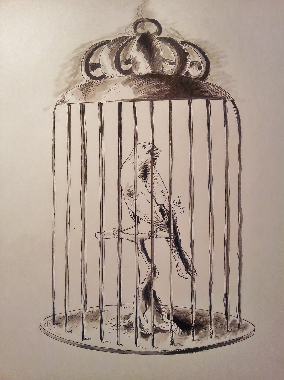1196x1600 Angry Buddha Comics A Bird In A Cage