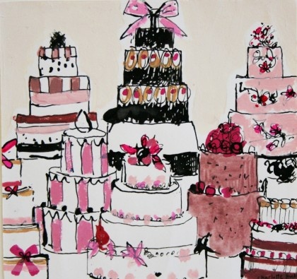 420x395 48 Best Cake Drawings Images On Cupcake Art, Petit