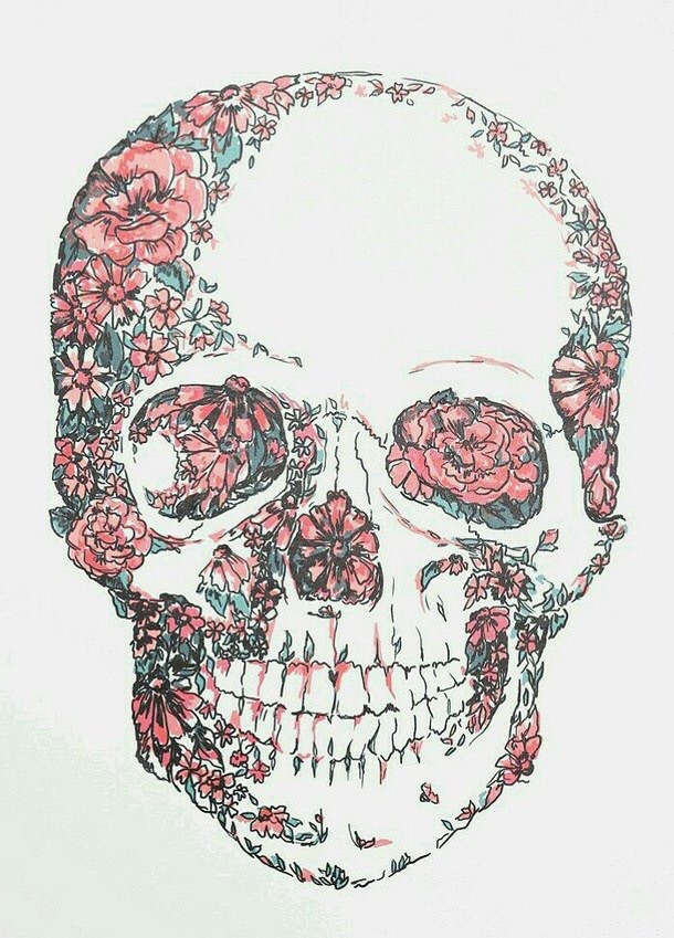 610x849 Art, Black, Calavera, Dark, Design