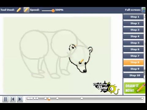 480x360 How To Draw A Grizzly Bear