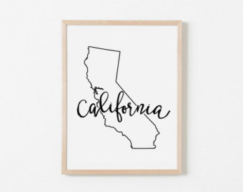 340x270 California State Art Etsy