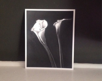 340x270 Calla Lily Drawing Etsy