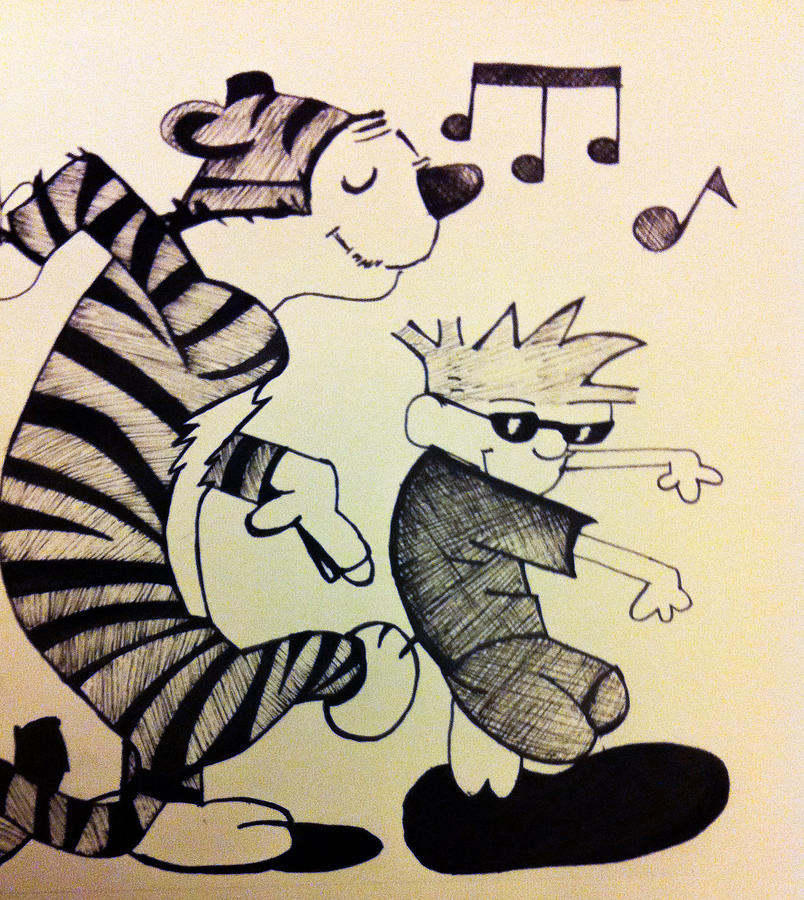 804x900 Jazz With Calvin Drawing By Margo Kurtzke