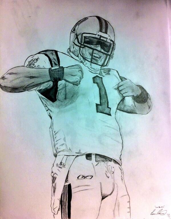 599x769 Carolina Panthers On Twitter Check Out This Drawing Of Cam