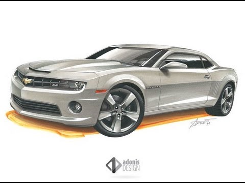 480x360 Chevrolet Camaro Ss Drawing By Adonis Alcici