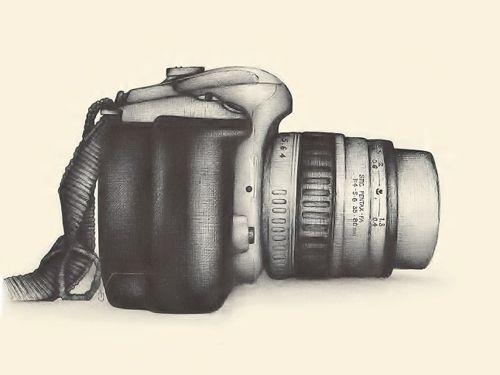500x375 Camera Drawing Photography Camera Drawing