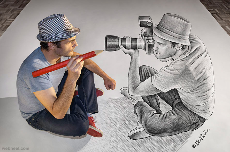 890x590 Pencil Drawing Vs Camera